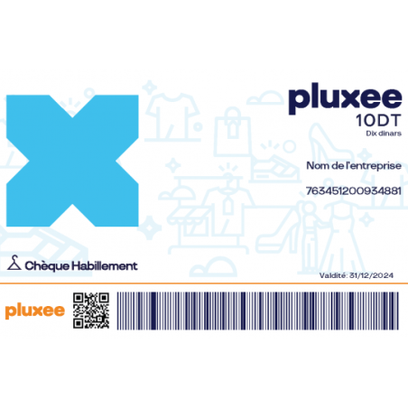 Chèque habillement Pluxee Chèque habillement Pluxee